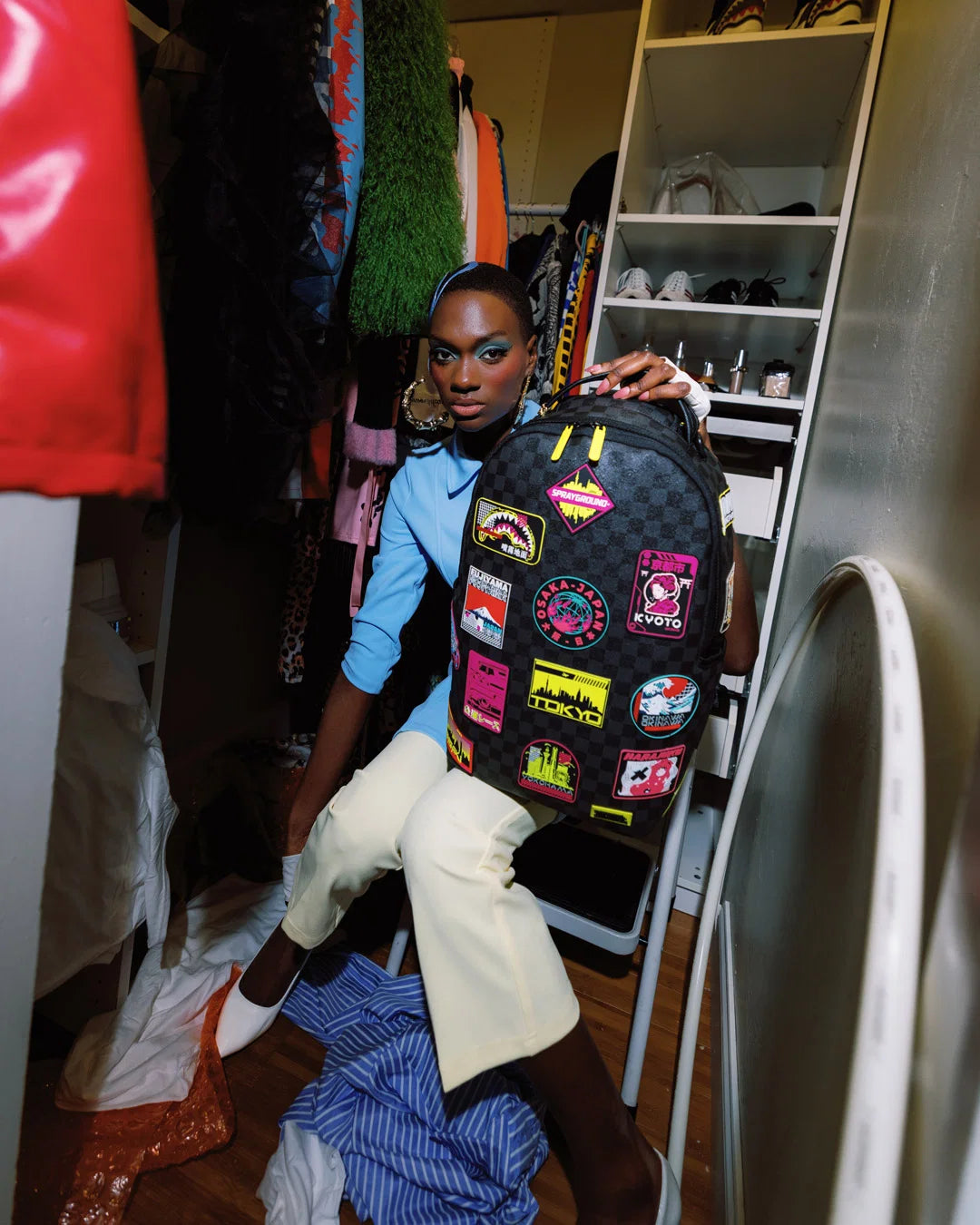 GLOBAL MOGUL CYBER PUNK JAPAN CITIES DLXSV BACKPACK