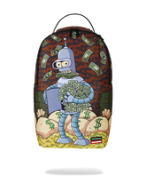 FUTURAMA BENDER MONEY DLXR BACKPACK