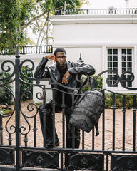 TORN GRAFF CHECK DLXSV BACKPACK