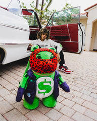 SKI MASK TEDDY BEAR BACKPACK