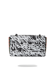 SCRIBBLE SHARK TWIST LOCK HANDBAG