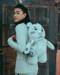 SPLIT MEAN & CLEAN BEAR BACKPACK