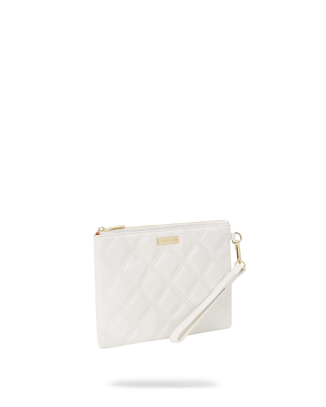 RIVIERA WHITE GOLD CROSS OVER CLUTCH