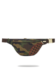 CAMO SHARK SHAPE CHECK SAVVY CROSS-BODY