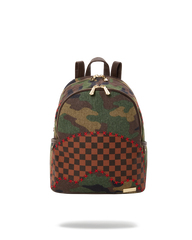 CAMO SHARK SHAPE CHECK SAVAGE BACKPACK