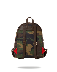 CAMO SHARK SHAPE CHECK SAVAGE BACKPACK