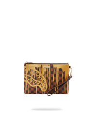 SHARKS IN PARIS PAINT DRIP CROSSOVER CLUTCH