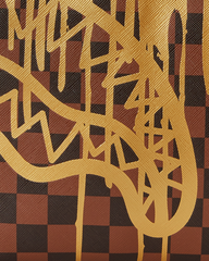 SHARKS IN PARIS PAINT DRIP CROSSOVER CLUTCH