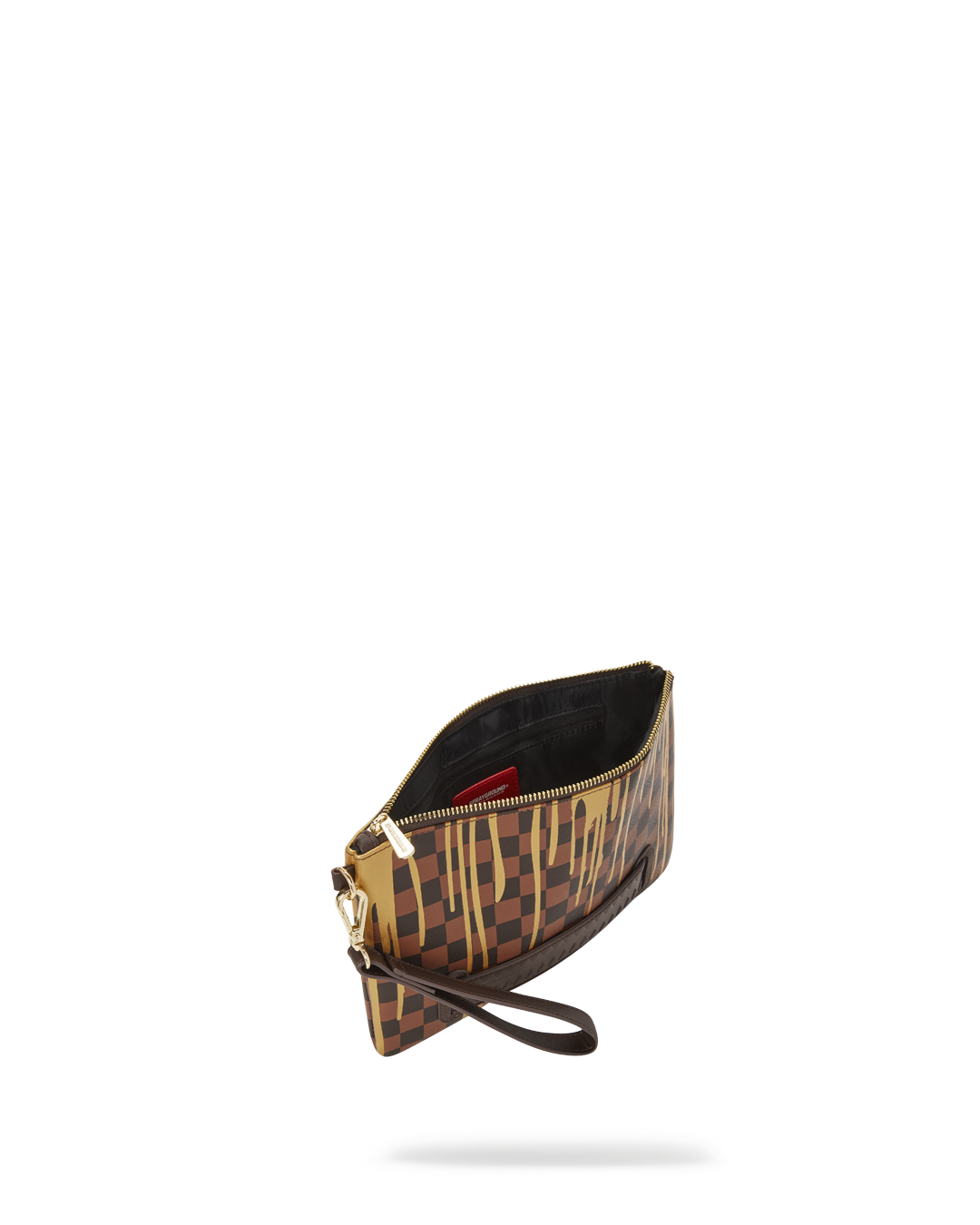 SHARKS IN PARIS PAINT DRIP CROSSOVER CLUTCH