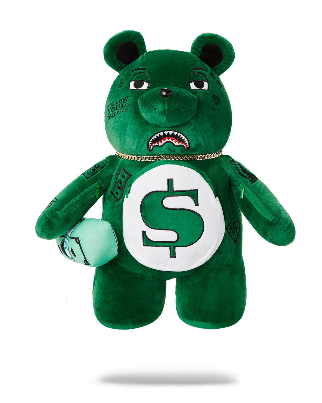 BUNNY SUIT BEAR TEDDY BEAR BACKPACK