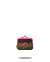CAMO PINK SHARK COIN PURSE