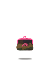 CAMO PINK SHARK COIN PURSE