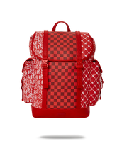 TRI SPLIT RED MONTE CARLO BACKPACK