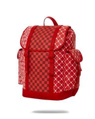 TRI SPLIT RED MONTE CARLO BACKPACK