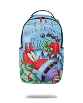 SPONGE BOB MR KRABS BLACK CARD DLXSR BACKPACK