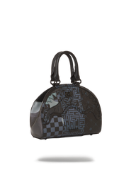 TRI SPLIT BLACK HANDBAG