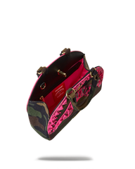 CAMO PINK SHARK HANDBAG