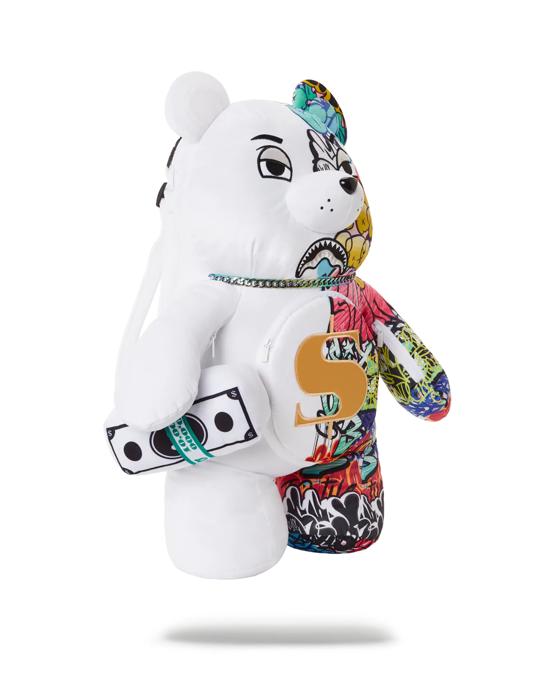HALF GRAFF TEDDY BEAR BACKPACK