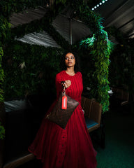 MONEY CHECK CROSS-OVER CLUTCH