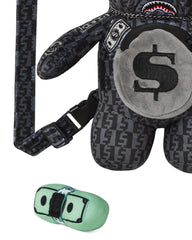MONEY CHECK GREY BEAR CUB MINI BACKPACK