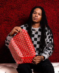 TRI SPLIT RED SNEAKER BAG