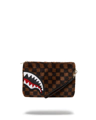 FUR SHARKS IN PARIS CROSS-OVER CLUTCH