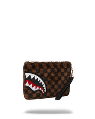 FUR SHARKS IN PARIS CROSS-OVER CLUTCH