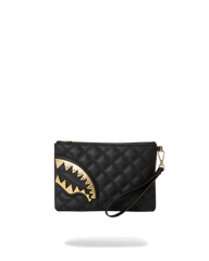 BLACK MAMBA QUILTED CROSS OVER CLUTCH
