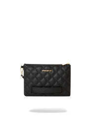 BLACK MAMBA QUILTED CROSS OVER CLUTCH