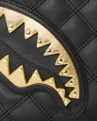 BLACK MAMBA QUILTED CROSS OVER CLUTCH