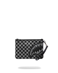 CHECKERED TRINITY CROSS-OVER CLUTCH