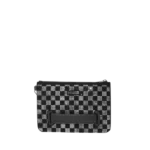 CHECKERED TRINITY CROSS-OVER CLUTCH