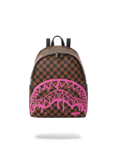 PINK DRIPPIN SHARKS SAVAGE BACKPACK