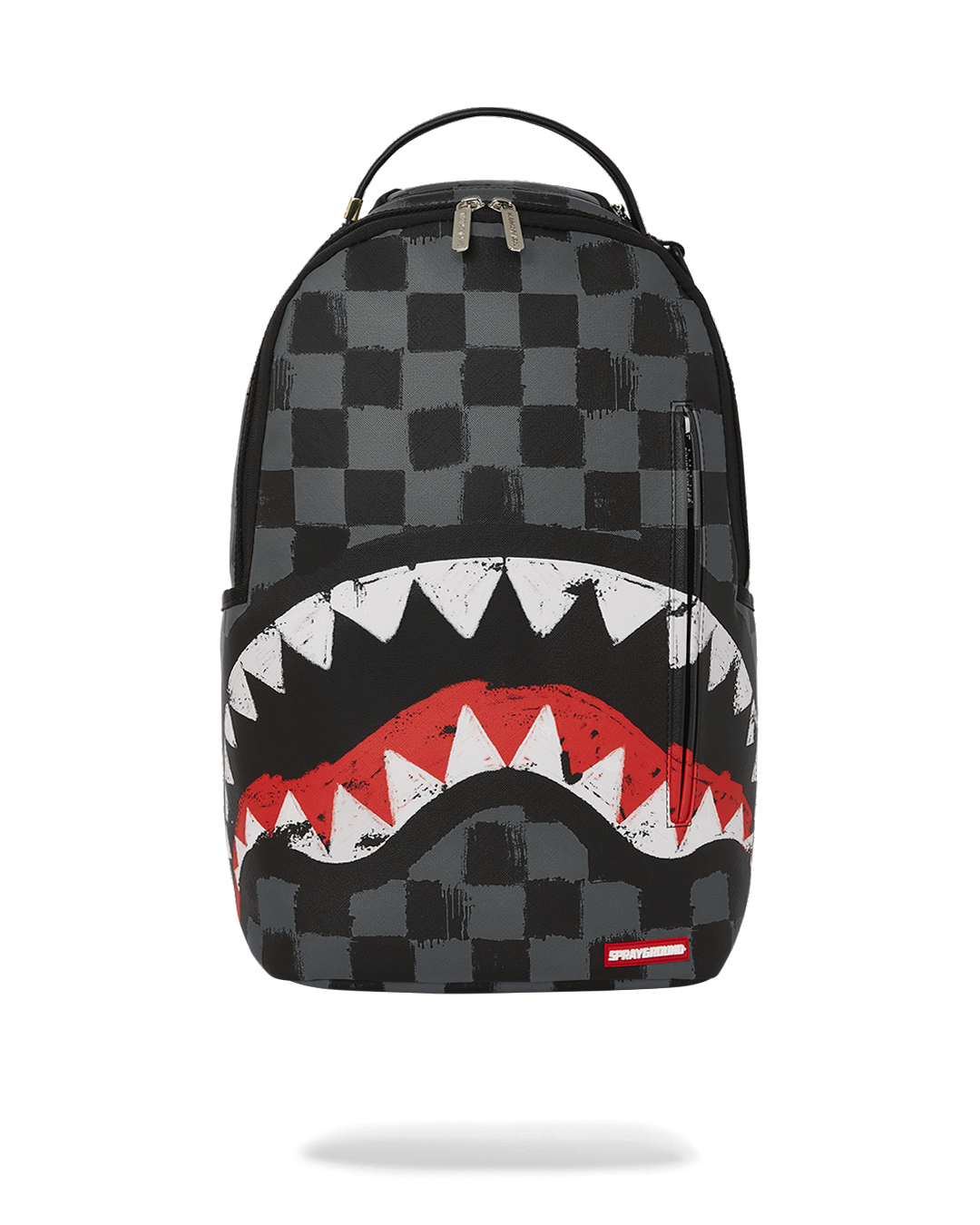 SHARKS IN PARIS PAINT GREY DLXSV BACKPACK SPRAYGROUND KUWAIT BAGS