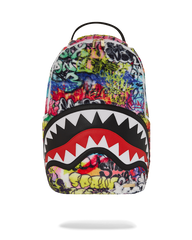 GRAFFITI FAUX FUR DLXSF BACKPACK
