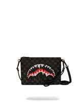 DRIPPING SHARKS IN PARIS CROSSOVER CLUTCH
