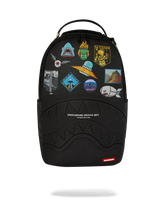SHARKMOUTH EMBOSSED W/ PATCHES DLXSV BACKPACK