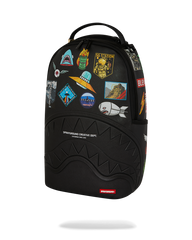 SHARKMOUTH EMBOSSED W/ PATCHES DLXSV BACKPACK
