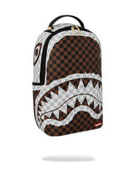 SIP BROWN AND CREAM TEAR DLXSV BACKPACK