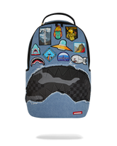 DENIM TEAR 3AM PATCHES DLXSV BACKPACK