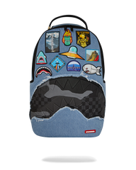 DENIM TEAR 3AM PATCHES DLXSV BACKPACK