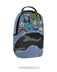 DENIM TEAR 3AM PATCHES DLXSV BACKPACK