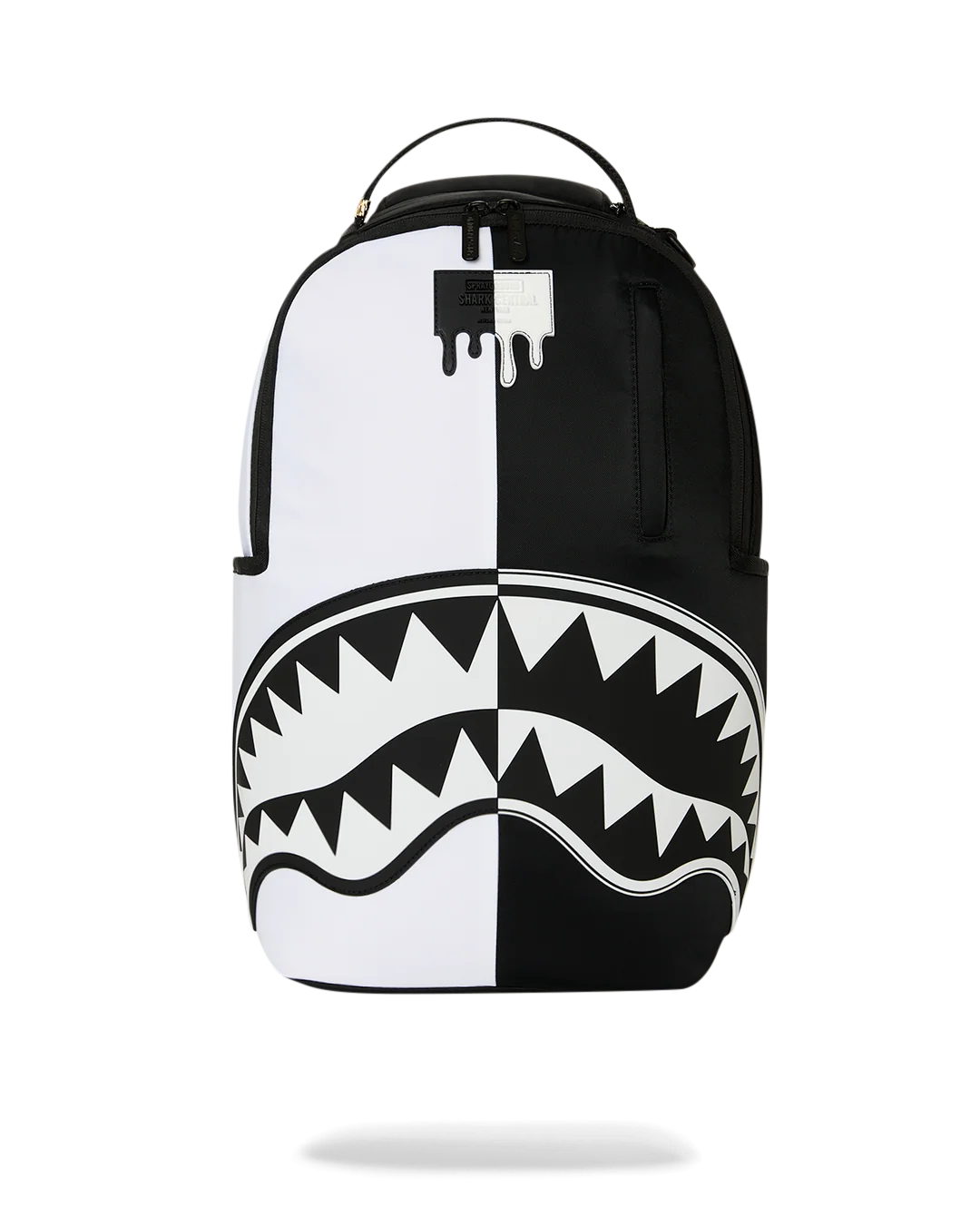 SHARK CENTRAL BLACK AND WHITE DLXS BACKPACK