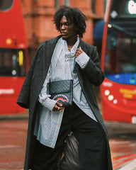 SCRIBBLE SHARK MESSENGER BAG