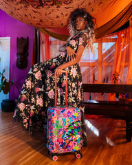 SANCTUARY SPLIT FLOWER CARRY-ON LUGGAGE