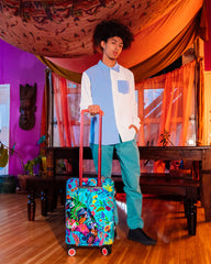 SANCTUARY SPLIT FLOWER CARRY-ON LUGGAGE