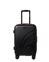 PRINTED ZIPPER SHARK CARRY-ON LUGGAGE