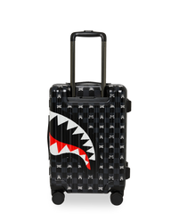 GRAY PEEKING CHARACTER SKETCH CARRY-ON HARD LUGGAGE