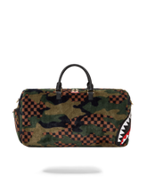 FUR SHARKS IN PARIS CAMO DUFFLE