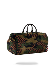 FUR SHARKS IN PARIS CAMO DUFFLE